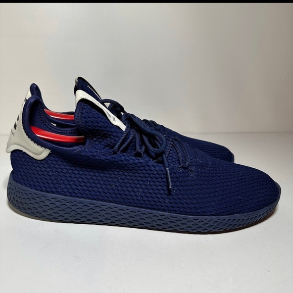 Adidas Shoes Mens Size 13 Pharrell Williams Pw Tennis Hu Sneakers Blue (31 Box 4 - Picture 1 of 10